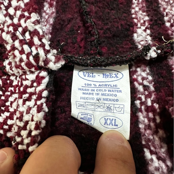 VEL-MEX Mexican Southwestern BAJA Surf Hoodie Size XXL - Picture 3 of 8